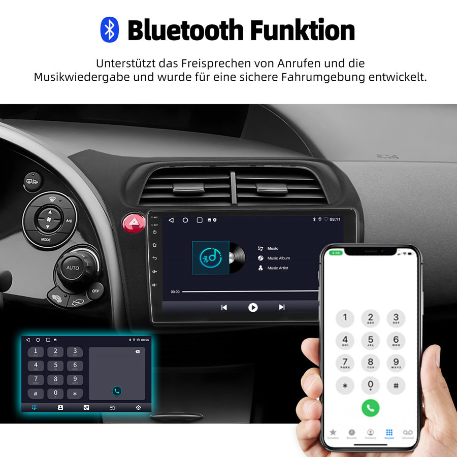 Honda Civic Android-Radios: Einbauunterschiede und Kaufberatung für die 8., 9. und 10. Generation