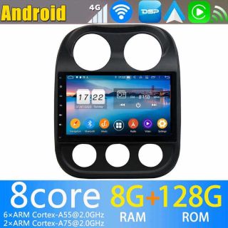 Jeep Compass (2010-2016) Android Radio Nachrüsten CarPlay Android Auto DAB-1