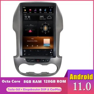 Ford Ranger 3 (2010-2015) Tesla-Stil Android Radio Upgrade mit 12,1 Zoll Display
