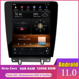 Ford Mustang MK5 (2009-2014) Tesla-Stil Android Radio Upgrade mit DAB+ CarPlay Android Auto-1