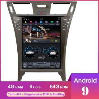12,1" Tesla-Stil Android 9.0 Autoradio DVD Player GPS Navigation für Lexus LS 460 (2006-2012)-1