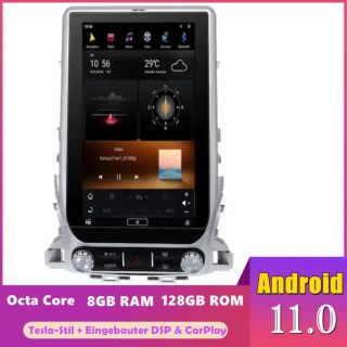 16" Tesla-Stil Android 11 Autoradio DVD Player GPS Navigation für Toyota Land Cruiser 200 (2016-2021)-1
