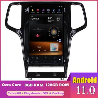 Jeep Grand Cherokee WK2 (ab 2010) Tesla-Stil Android Radio Upgrade mit 13,6" Display