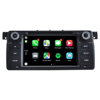 BMW 3er E46 (1998-2006) Android Autoradio mit DAB+ CarPlay Rückfahrkamera-1