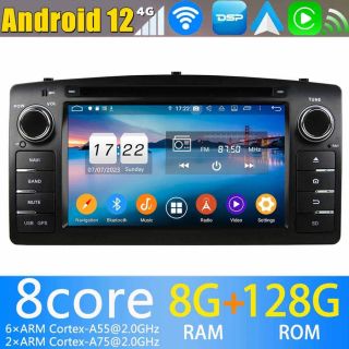 6,2" Android 14 Autoradio GPS Navi DVD Player Kopfeinheit für Toyota Corolla (2003-2007)-1