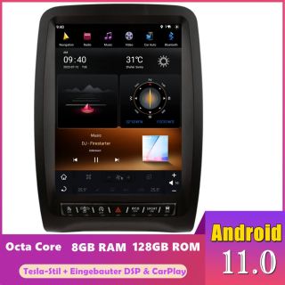 12,1" Tesla-Stil Android 11 Autoradio DVD Player GPS Navigation für Dodge Durango (2012-2019)-1
