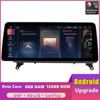 BMW X6 E71 (2007-2014) Android 14.0 Autoradio GPS Navigation mit DAB+ CarPlay Android Auto 12,3" Display-1