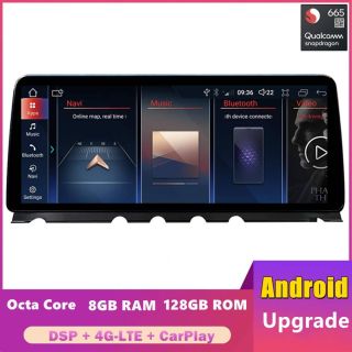 BMW F01/F02 (Ab 2009) Android 14.0 Autoradio GPS Navigation mit DAB+ CarPlay Android Auto 12,3"-1