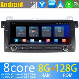 BMW 3er E46 (1998-2007) Android Radio Nachrüsten mit CarPlay Android Auto DAB+-1