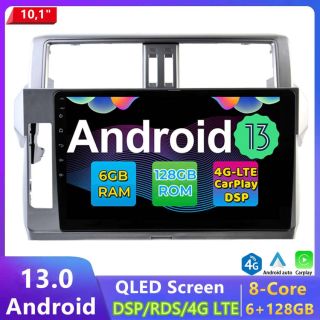 10" Android 14.0 Autoradio DVD Player GPS Navigation Stereo für Toyota Land Cruiser Prado J150 (2013-2017)-1