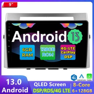 9" Android 14.0 Autoradio DVD Player GPS Navigation Stereo für Toyota Verso Corolla (2004-2009)-1