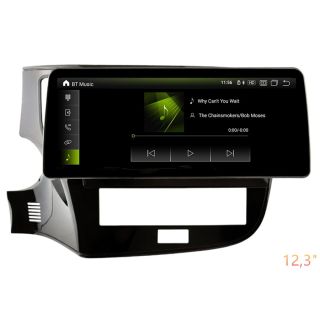 Android Radio zum Nachrüsten für Mitsubishi Outlander 3/Outlander PHEV (ab 2018) mit Bluetooth-Musik