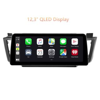 Android Radio zum Nachrüsten für Toyota RAV4 IV (XA4) (2013–2018) mit 12,3" QLED Display
