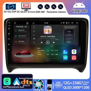 Audi TT (8J) (2006–2014) Android Autoradio Upgrade mit DAB+ CarPlay Android Auto-1