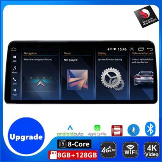 BMW E92 E93 (Ab 2004) Android 15 Radio Navi Nachrüsten mit DAB+ CarPlay Android Auto 12,3" Display-1