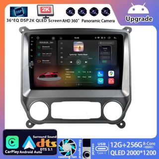 Chevrolet Silverado 3 (1500/2500/3500) (2013–2018) Android Autoradio Upgrade mit DAB+ CarPlay Android Auto-1