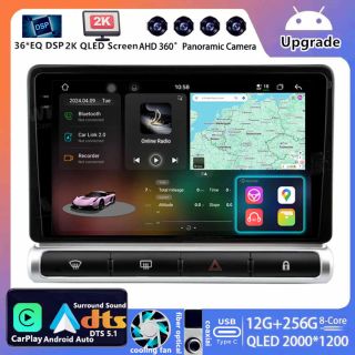Citroën C3 Aircross (2017–2024) Android Autoradio Upgrade mit 2K QLED Display