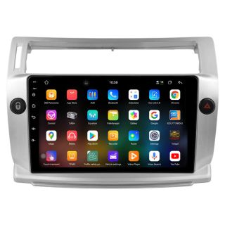 Für Citroen C4/C4 Coupé (2004–2010): 9 Zoll 2K QLED Android Radio mit DAB+ & CarPlay