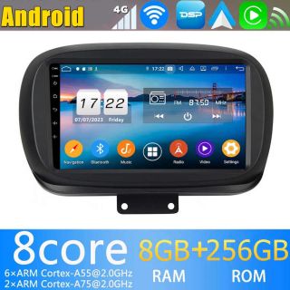 Fiat 500X (2014-2020) Android Radio Nachrüsten mit GPS-Navi