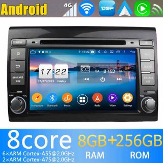 Fiat Bravo 2 (198) (2007-2014) Android Radio Nachrüsten mit GPS-Navi