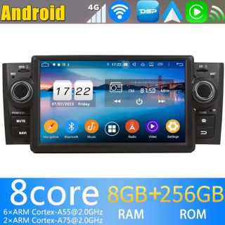 Fiat Grande Punto 199 (2005-2012) Android Radio Nachrüsten mit GPS-Navi