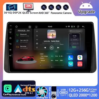 Fiat Tipo 356 (2020–2025) Android Autoradio Upgrade mit 2K QLED Display