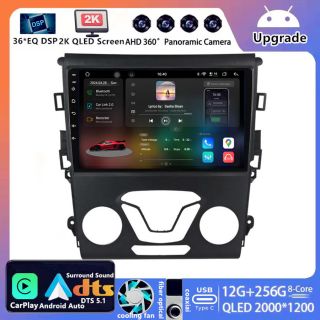 Ford Mondeo MK5 (BA7) (2014–2022) Android Autoradio Upgrade mit DAB+ CarPlay Android Auto-1