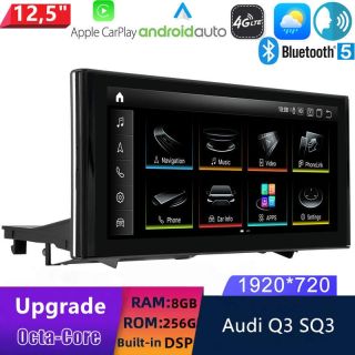 Audi Q3 RSQ3 8U (2012-2018) Android Radio Upgrade DAB+, CarPlay, Android Auto, 12,5 Zoll Display-1