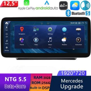 Mercedes C-Klasse W205 (2019-2021) NTG 5.5 Android Radio Nachrüsten mit 14,6 Zoll Display