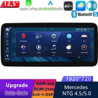 Mercedes A-Klasse W176 (2016-2018) Android Radio Nachrüsten mit DAB+ Android Auto 12,5 Zoll Display-1
