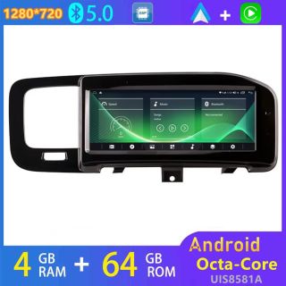 8,8" Android 14.0 Autoradio Multimedia Player GPS Navigationssystem Car Stereo für Volvo S60 V60 (2008-2019)-1