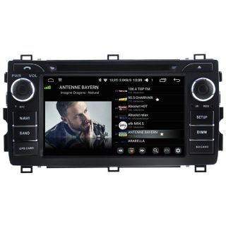 Toyota Auris E18 (2013-2016) Android Autoradio Upgrade mit GPS-Navi