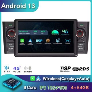 Fiat Grande Punto 199 (ab 2005) Android Radio mit GPS-Navi