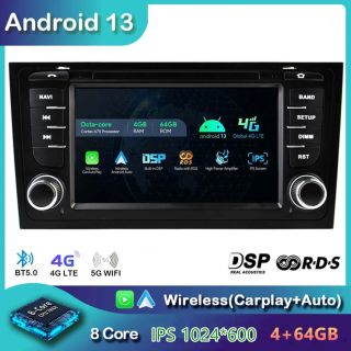 Audi A6/S6/RS6 (1997-2006) Android Radio Nachrüsten mit Android Auto CarPlay DAB-1