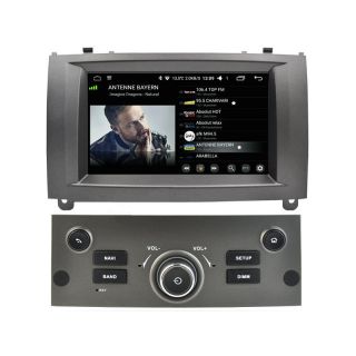 Peugeot 407/407 SW/407 Coupé (ab 2004) Android Radio Nachrüsten mit DAB+ Android Auto CarPlay-1
