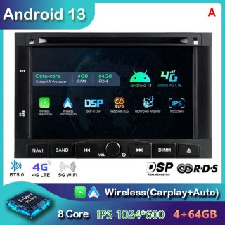 Peugeot 3008 (2008-2016) Android Autoradio mit Rückfahrkamera CarPlay DAB-1