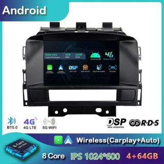 Opel Astra J (2008-2016) Android Radio mit Rückfahrkamera CarPlay DAB QLED Display-1