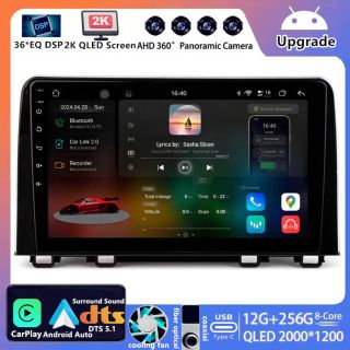 Für Honda CRV CR-V V (2018–2023): 9 Zoll 2K QLED Android Radio mit DAB+ & CarPlay