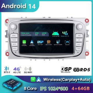 Ford Galaxy MK2 WA6 (2006-2014) Android Autoradio GPS Navigationsysteme mit DAB+ Rückfahrkamera-1
