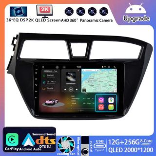 Hyundai i20 GB (2015–2018) Android Autoradio Upgrade mit DAB+ CarPlay Android Auto-1