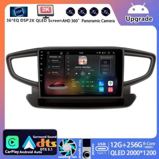 Hyundai IONIQ (2016–2019) Android Autoradio Upgrade mit DAB+ CarPlay Android Auto-1