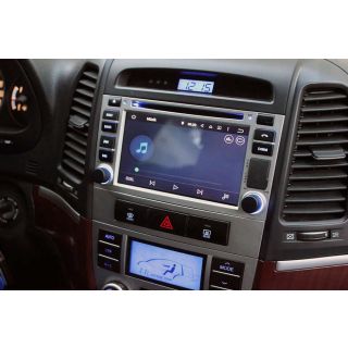 Hyundai Santa Fe 2 CM (ab 2006) Android Radio mit Rückfahrkamera CarPlay DAB+ Display-1
