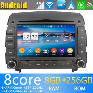 Hyundai Sonata 5 NF (2004-2009) Android Radio Nachrüsten mit DAB+ CarPlay Android Auto-1