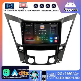 Hyundai Sonata 6 YF (2009–2015) Android Autoradio Upgrade mit DAB+ CarPlay Android Auto-1
