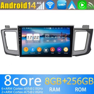 Toyota RAV4 IV (ab 2013) Android Radio Nachrüsten mit GPS-Navi