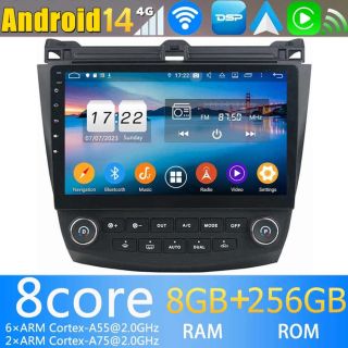 Honda Accord 7 (2003-2007) Android Radio Nachrüsten Android Auto CarPlay DAB+ -1