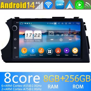 7" Android 14 Autoradio GPS Navi DVD Player Kopfeinheit für SsangYong Kyron (Ab 2005)-1