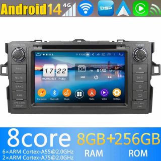Toyota Auris E150 (2007-2012) Android Radio Nachrüsten mit GPS-Navi