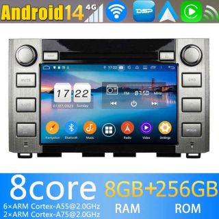 8" Android 14 Autoradio GPS Navi DVD Player Kopfeinheit für Toyota Sequoia/Tundra (Ab 2014)-1