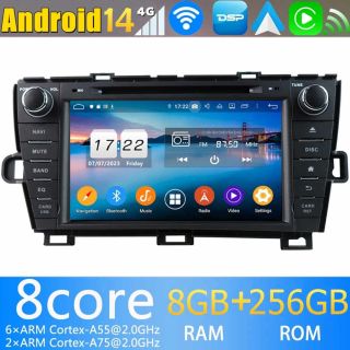 Toyota Prius 3 ZVW30 (2009-2015) Android Radio Nachrüsten mit GPS-Navi